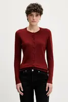 Kardigan s příměsí vlny Sisley béžová barva, 102HM5237