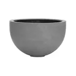 Květináč Bowl, barva šedá, více velikostí - PotteryPots Velikost: M - v. 28 cm, ⌀ 45 cm