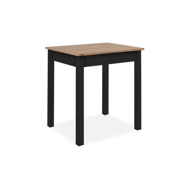 MID.YOU JÍDELNÍ STŮL, černá, dub artisan, 90/67/76 cm
