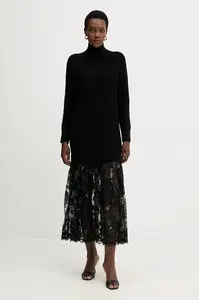 Šaty s příměsí vlny Ermanno Firenze