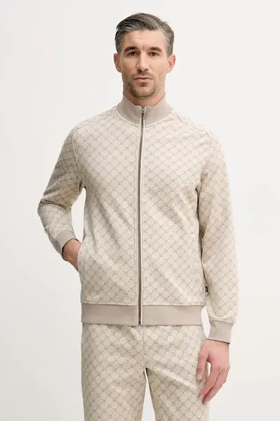 Mikina Joop! pánská, béžová barva, vzorovaná, 30100506