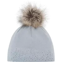 Eisbär NALIN LUX CRYSTAL Dámska zimná čiapka, sivá, veľkosť