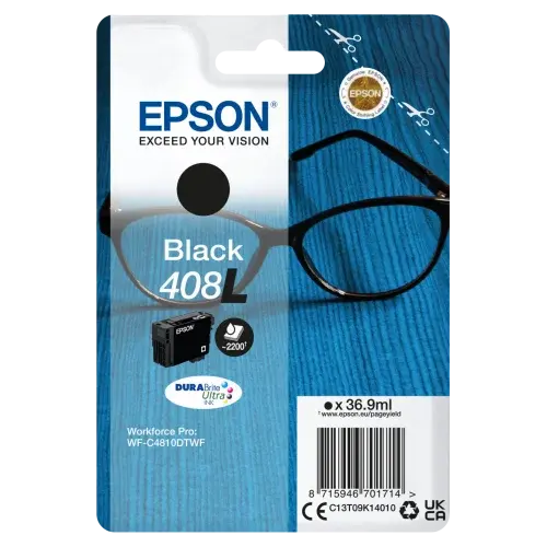 Epson 408L C13T09K14010 černá (black) originální cartridge