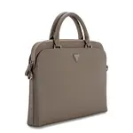 Guess PU Grained Triangle Logo Taška na Notebook 13/14/15" Brown