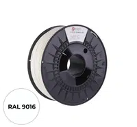 C-Tech 3DF-P-PETG1.75-9016 3D filament, PREMIUM LINE, PETG, dopravní bílá, RAL9016, 1,75mm, 1kg