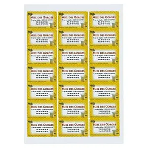 Univerzální print etikety 63.5x38.1mm, 21ks na listu, zaoblené | RAJA