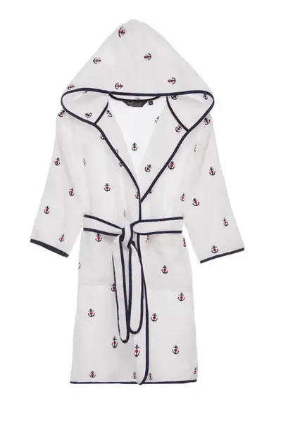 Soft Cotton Detský župan MARINE GIRL s kapucňou v darčekovom balení