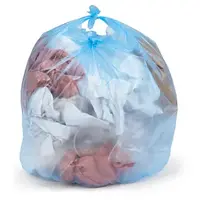 750 x Standardní pytle na odpad 35 l, modré, tloušťka 10µm, 50ks v roli