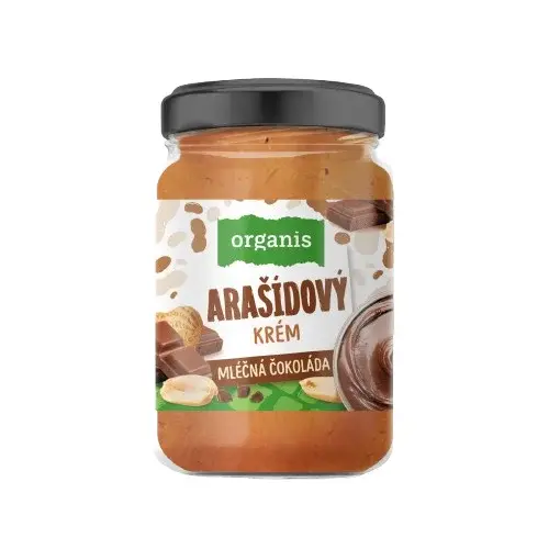 ORGANIS Arašídový krém s mléčnou čokoládou 920 g
