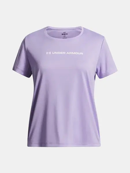 Under Armour Tech Wordmark Graphic SS-PPL Girls' T-Shirt - Girls