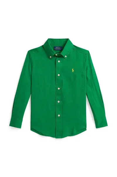 Dětská lněná košile Polo Ralph Lauren