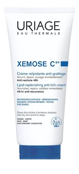 Uriage Xémose C8+ Relipidační zklidňující krém pro suchou až atopickou pokožku 200 ml