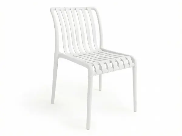 Plastová stolička TREGO, biela