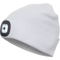 CERVA DEEL LED Čiapka s LED svetlom, biela, veľkosť UNI