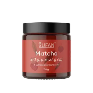 ŠUFAN BIO čaj Matcha s jahodou 30 g