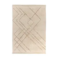 KOBEREC, 120/170 cm, hnědá, krémová