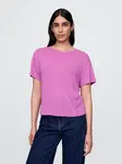 GAP Dámské Lněné crop tričko 778377-03 Velikost: XL