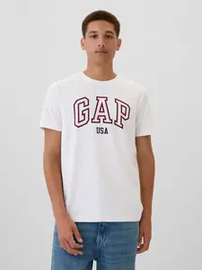 GAP Pánské Tričko s logem Gap USA 542275-00 Velikost: S