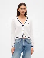 GAP Dámský Crop kardigan s logem 836177-00 Velikost: XL