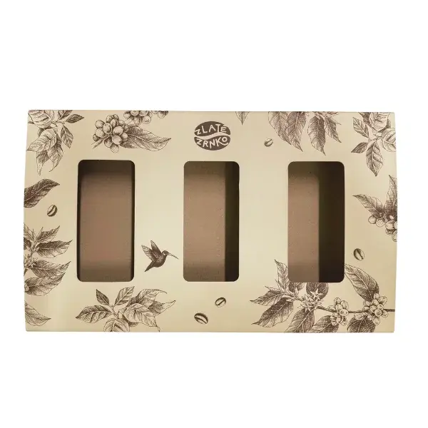 Darčeková krabička na 3x 200g kávy Zlaté Zrnko