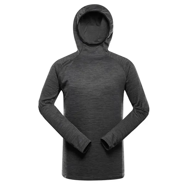 Pánská rychleschnoucí mikina alpine pro rolt černá l