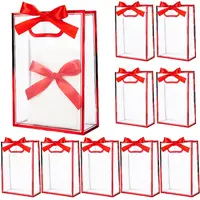 12Pcs Rectangle Plastic Gift Bags
