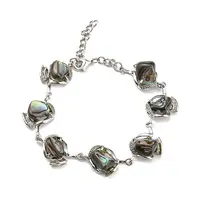 Natural Abalone Shell/Paua ShellLink Bracelets
