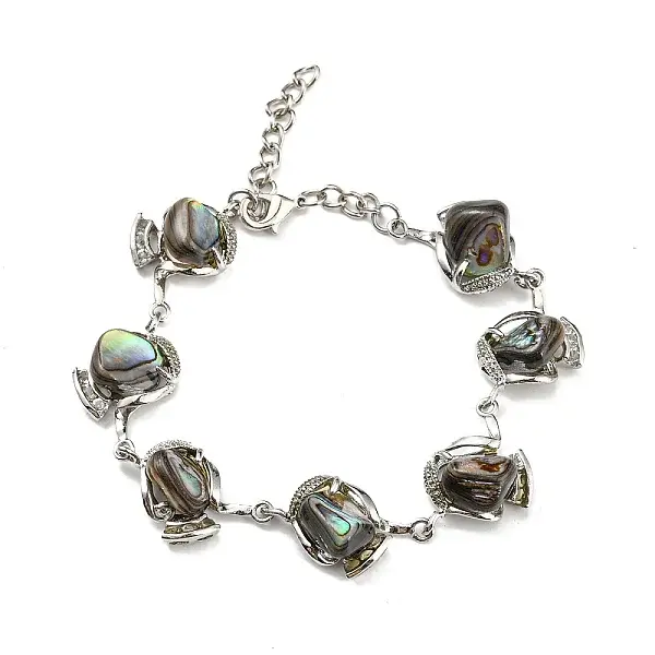 Natural Abalone Shell/Paua ShellLink Bracelets