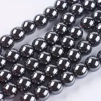 Non-Magnetic Synthetic Hematite Beads Strands