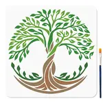 1Pc PET Hollow Out Drawing Painting Stencils