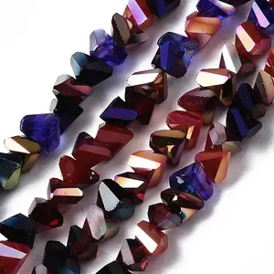 Electroplate Glass Beads Strands
