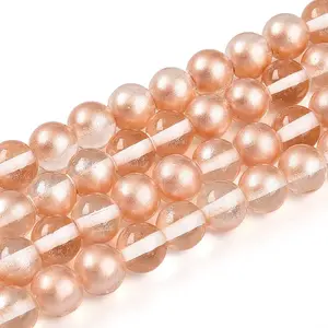 Baking Painted Transparent Glass Beads