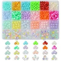 848Pcs 21 Styles Acrylic Beads