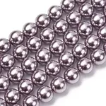 Electroplated Shell Pearl Beads Strands