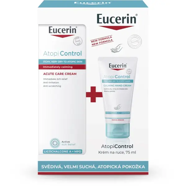 Eucerin AtopiControl Acute dárková sada pro suchou a svědící pokožku