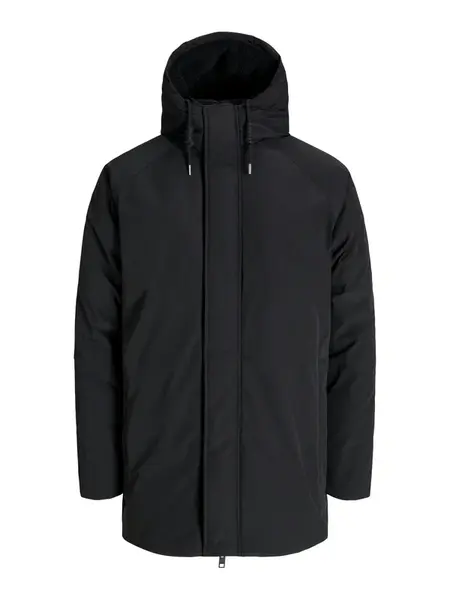 Jack & Jones Plus Zimná parka 'JJEWOOD'  čierna
