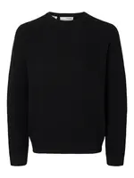 SELECTED Sveter 'SLHRoss'  čierna