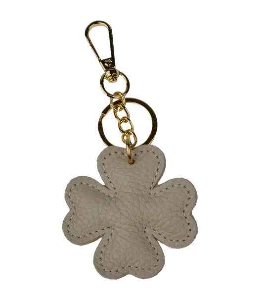 NovaKabelka.cz Klíčenka Quadrifoglia Beige