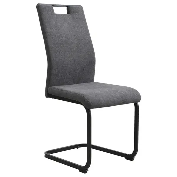 Carryhome HOUPACÍ ŽIDLE, antracitová, černá