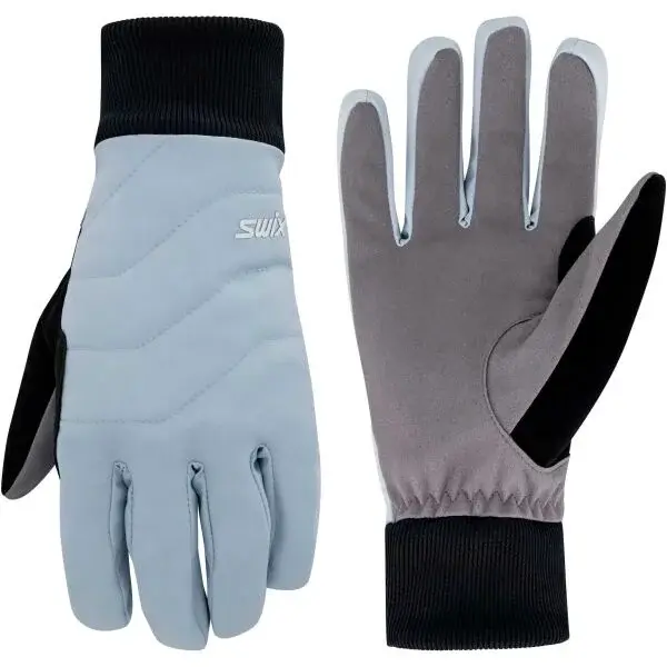 Swix TUR SOFTSHELL GLOVE Lyžiarske rukavice, svetlomodrá, veľkosť