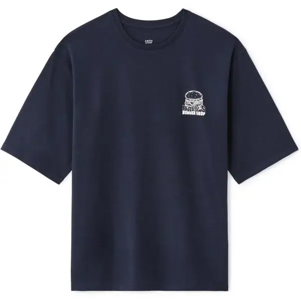 CELIO LEFOOD Pánské tričko, tmavě modrá, velikost