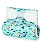 Ortopedické abdukčné nohavičky T-TOMI - suchý zips Zelené more (3-6 kg)