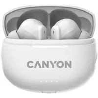 Canyon Bezdrátová stereo sluchátka True wireless TWS-8, bílá
