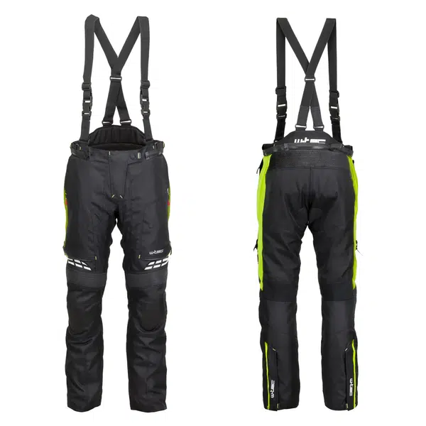 Dámské moto kalhoty W-TEC Spirital Lady černá-fluo žlutá L