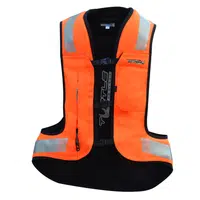Airbagová vesta Helite Turtle 2 HiVis rozšířená, mechanická s trhačkou oranžová L