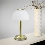 Trio Ventura led stolová lampa mosadz 529990103 TR529990103