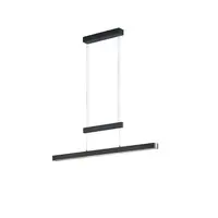 LED závesné osvetlenie Trio Trajan čierna TR 375310502