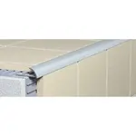 Lišta ukončovací "oblá" Havos odľahčený, hliník, dĺžka 250 cm, výška hrany 10 mm, ALEOO10250