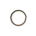 Reality Puno led nástenné svietidlo čierna r27036132 RER27036132