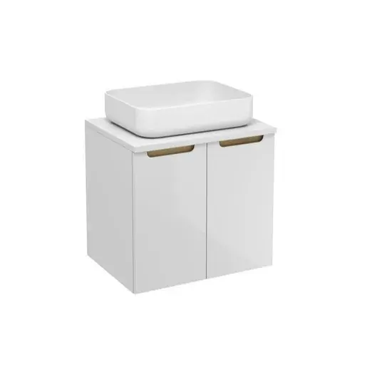 Kúpeľňová skrinka pod umývadlo Naturel Stilla 60x60x45 cm biela STILLAD06033DBI